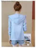 Inne odzież damska koszula ochronna przeciwsłoneczna 2021 Summer Nowy cienki płaszcz z kapturem Ochrona kobiet UV Dzikie oddychanie Ochrony przeciwsłoneczne Ubranie 231215
