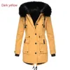 Cross Border Women's Clothing, Plush and Thickened Women's Cotton Jackets, Women's Cotton Jackets, Winter Clothing, Overcoming Fur Collar