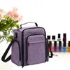 Cosmetic Bags Cases Travel Makeup Bag Large Nail Polish Case Carrying Bag Portable Storage Essential Oil Case for Camping Home Indoor 231215