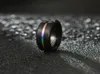 Cluster Rings 8mm Width Exquisite Black Color Men Women Tungsten Carbide Couple Anillos 100 Steel Ring5253145
