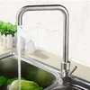 Kitchen Faucets 304 Stainless Steel Brushed Vegetable Basin Dishwashing Faucet Sink And Cold House