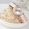 Senda Brand Mother Pearl Shell Trendy Quartz Womens Watch طلاب حساسة يراقب المجوهرات مشبك Wristwatches258z