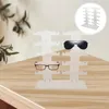Decorative Plates Glasses Display Rack Sunglasses Holder Showing For Multi Pairs Showcase Space Saving Shelf Home Storage Stand