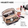 Sacs à cosmétiques Cas PU Oreiller Sac de maquillage Femmes Grande capacité Luxe Lavage Multi fonctionnel Voyage Toilette Set Sac à main 231215