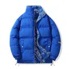 Homens Down Parkas Dois Lados Desgaste Moda Homens Mulheres Windbreaker Casaco de Inverno Acolchoado Puffer Casal Jaqueta Quente Casual Zip Algodão Outwear Casacos 231214