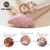 Pacifier Holders Clips Let's Make 1PC Baby Toys Rattle Bracelet Beads Beech Wood Teething Wooden Teether Lovely Soother Chain 231215