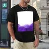 Polos pour hommes Storm Purple Watercolor T-shirt Summer Top Shirts T-shirts graphiques Vêtements pour hommes unis