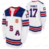 Maillots de hockey personnalisés Maillots de hockey Trevor Zegras USA 2021 IIHF WJC Gold Winner Jersey Cole Caufield Matthew Beniers Matthew Boldy Spencer