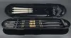 3PCSSet Professional Darts Carry Box 24G 25G Black Golden Color Steel Tip Dart med mässing Dartsaft6377340