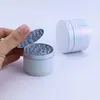1pc Four-layer Iridescent Zinc Alloy Herb Grinder, Manual Tobacco Grinder, Cigarette Crusher 2.5 Inches