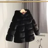 Manteau de fourrure à capuche pour enfants, Imitation fourrure, vêtements épais pour filles, manteau de fourrure d'automne et d'hiver pour bébés