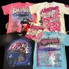 T-shirts femme femme chemise Vintage gothique centre commercial Goth lâche t-shirt Y2K Cyber Grunge croix aile impression 90s Harajuku manches courtes