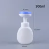Vloeibare zeep dispenser bloem handpomp fles bloemen schuim plastic bubbler press wassen badkamerproducten
