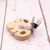 Schnullerhalter-Clips, 50 Stück, Holzblattform, DIY, biologisch, umweltfreundlich, Natur, Babyrassel, Zahnen, Greifspielzeug, Geschenk 231215