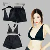 Tute da donna sexy Designer per ragazze Reggiseno a triangolo Pantaloni corti Set Taglia torace regolabile Costumi da bagno per interni ed esterni SML