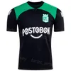 Man Atletico Nacional 88 Pabon Soccer Jersey 2023 24 Club Team 21 Angel 18 Goez 20 Bangurto 10 Barrera 6 Roman Black Green White Color Football Shirt Kitsユニフォーム