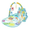 Kitchens Play Food Baby Fitness Stand Toys Music Foot Piano born Crawling Pad 231215