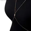 Other Fashion Accessories Women vintage fashion Crossover Star Harness Bikini Bo Belly Waist Necklace Chain JewelryL231215