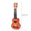 Keyboards Piano Mini Guitar 4 Strings Classical Ukulele Guitar Toy Musical Instruments for Kids Children Beginners Early Education Heart Guitar 231214