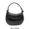 Botte venetas axelväska kvinnors läderväskor Gemelli 2024 Autumn New Woven Twin Bag Fashion Show Style stor kapacitet Underarm Bag äkta cowhide handväska HB4J