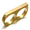 Luxe Mode Zwarte Ring band designer Goud Zilver Kleur Rvs Heren Ringen Voor Jongen Vriendschap Mannen Ring Eenvoudige Sieraden Ma244G