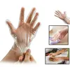 Gants jetables, ensemble de 1200 pièces, aliments transparents, en plastique unique, nettoyage de Restaurant, cuisine, BBQ, fournitures 276o