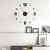 ساعات الحائط المنزل Night Office لـ Digital Stereo في Room Clock Living Decroation Glow بدون إطار