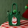 Sac à pommes de noël exquis et mignon, joli cadeau pour enfants, sac à bonbons de la maternelle, emballage de réveillon de noël, boîte-cadeau