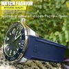 Watch Bands High Quality Natural Rubber Watchband 20mm 22mm Fit for TAG Heuer Aquaracer 300 500 Diving Strap Sports Silicone Wristband 231214