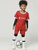 Ensembles de vêtements 2023 24 garçon fille chemise de ville rugby maillots de football kit de haute qualité à domicile enfants uniformes à manches courtes 231214