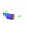 Zonnebrillen Mannen Outdoor Cycling Fashion Fishing Shade Sun Glazen met pakket trend merkontwerper die UV400 -bril rijdt