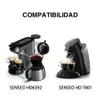 Filtri per caffè icafilas Tappo per capsula riutilizzabile per macchina Philips Filtro ricaricabile in acciaio inossidabile Pod per caffè 231214