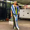 Ethnische Kleidung Afrikanisches Set Frauen Sommer Mode Stil Halbarm Zwei Stücke Sets Chiffon Top und Polyester Hosenanzug