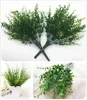 Decorative Flowers 4pcs Artificial Shrubs Bushes Green Plants Wedding Indoor Outdoor Home Garden Verandah Kitchen Office Table Centerpieces