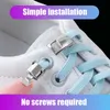 Shoe Parts Accessories Cross Buckle Elastic Laces No Tie Shoelaces For Sneakers Flat Shoelace Kids Adult One Size Fits All Shoes 231215