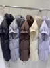 Gilets pour femmes 2024 Corée Lâche Col Debout Vers Le Bas Gilet En Coton Court Automne/Hiver Manteau Blanc Débardeurs Parkas