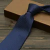 Bow Ties Mens Designer Brand Classic Black Red Blue SMRILD PLAID NATTIE Fashion 9cm Cravats For Formal Business Work Tie Present Box