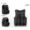 남자 조끼 mgflashforce molle 에어 소프트 조끼 전술 조끼 판 스와트 낚시 사냥 페인트 볼 조끼 군대 갑옷 조끼 230827