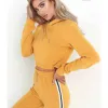 2 Stuks Dames Dames Trainingspak Crop Hoodies Sweatshirt Broek Sport Running Sets Sportkleding Fitness Kleding Vrouwelijke Trainning Set T200601