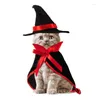 Cat Costume Costume Kapelusz Zabawny wampir płaszcza impreza Cosplay Dress Akcesoria