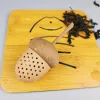 Infuseurs à thé en Silicone, cônes de pin, feuilles mobiles, passoire mignonne, filtre à fuite d'herbes et de pommes, service à thé, outil de cuisine 1215