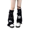 Women Socks REDDACHiC Star Y2k Denim For Bandage Belts Thigh-Long Boots Cover Acubi Fashion Goth Harajuku Streetwear