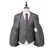 Men's Suits Four Seasons Business And Leisure Suit Set European American Slim Fit Three Piece