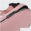 Outdoortassen Gemakkelijke toegang Heuptas Crossbody 1L Capaciteit Sport Taille Elastisch Verstelbare riem Rits Heuptasje Klassiek Heuptasje Borst Drop Dhao3