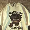 Herr t-skjortor bomull amerikansk hiphop trendig varumärke