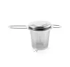 Partihandel tekanna te -infusers med cap rostfritt stål Loose Leaf Infuser Basket Filter Big Lid FY5125 1215