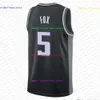 Niestandardowy Keegan Murray Deaaron Fox Basketball Jersey Domantas Sabonis Sacramentos Harrison Barnes Kevin Huerter Malik Monk Richaun Holmes Davio 2024 City Youth Men