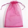 100Pcs Big Organza Wrapping Bags 20x30cm Wedding Favor Christmas Gift Bag Home Party Supplies New 247a