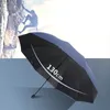 Guarda-chuvas 2-3 guarda-chuva masculino para resistência ao vento grande tamanho grande 130 cm de diâmetro guarda-chuva ensolarado dobrável guarda-chuva totalmente automático 231214