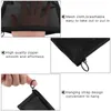 Cosmetic Bags Cases Black mesh makeup bag womens transparent small portable storage travel toilet towel organizer 231215